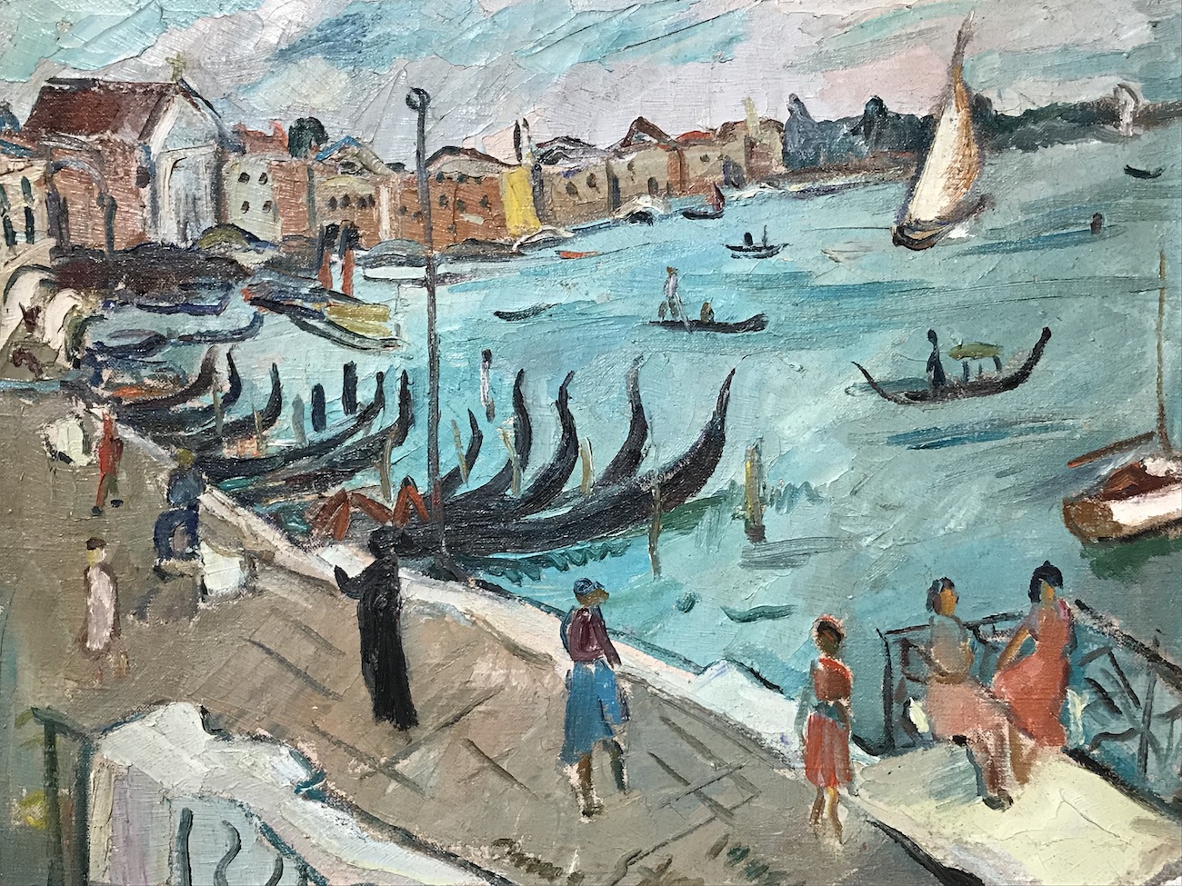 Irma Stern, Grand Canal Venice, 1945